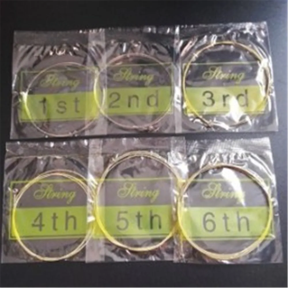 Hot Sale 1 Set Of 6 Pcs Steel Strings For Acoustic Guitar 150XL 1 M 1st-6th String Guitar Parts Accessories High Quality Popular
Hot Sale 1 Set Of 6 Pcs Steel Strings For Acoustic Guitar 150XL 1 M 1st-6th String Guitar Parts Accessories High Quality Popular