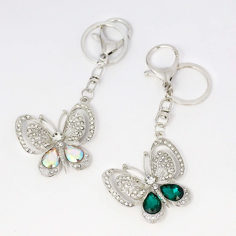 New Fashion Crystal Butterfly Keychain Glitter Rhinestone Metal Key Ring for Women Fashion Chic Bag Pendant Birthday Present
New Fashion Crystal Butterfly Keychain Glitter Rhinestone Metal Key Ring for Women Fashion Chic Bag Pendant Birthday Present