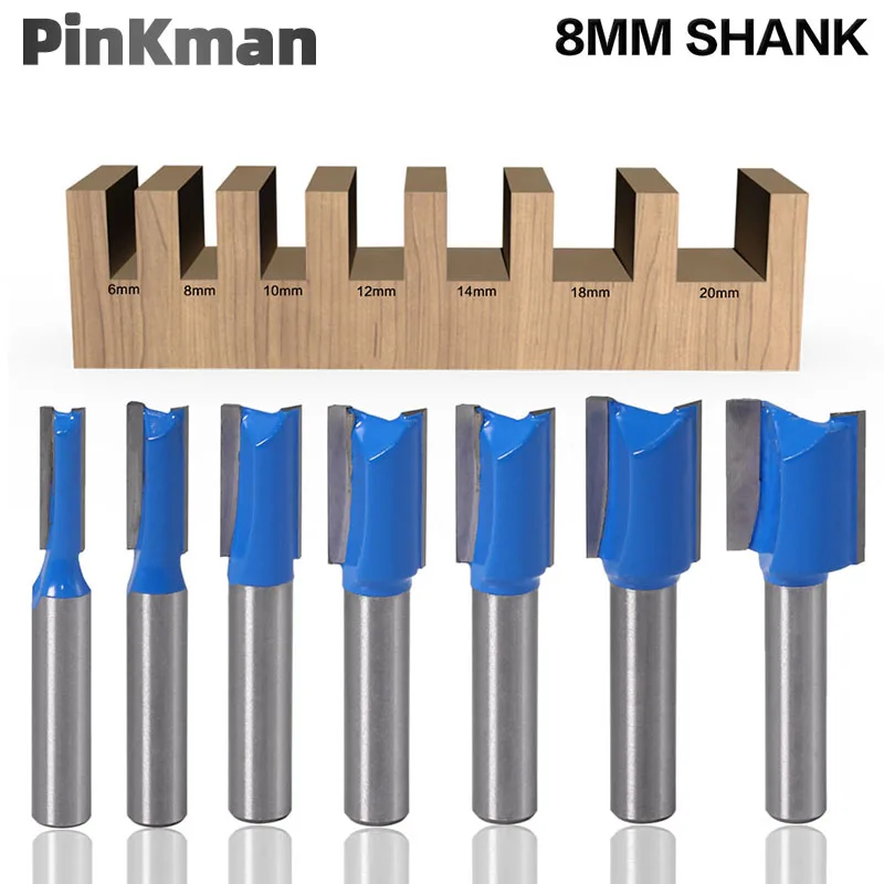 1PCS 8mm Shank Straight Router Bit 6/8/10/12/14/18/20mm Cutting Diameter Wood Milling Cutter For Cutting Woodworking Tools
1PCS 8mm Shank Straight Router Bit 6/8/10/12/14/18/20mm Cutting Diameter Wood Milling Cutter For Cutting Woodworking Tools