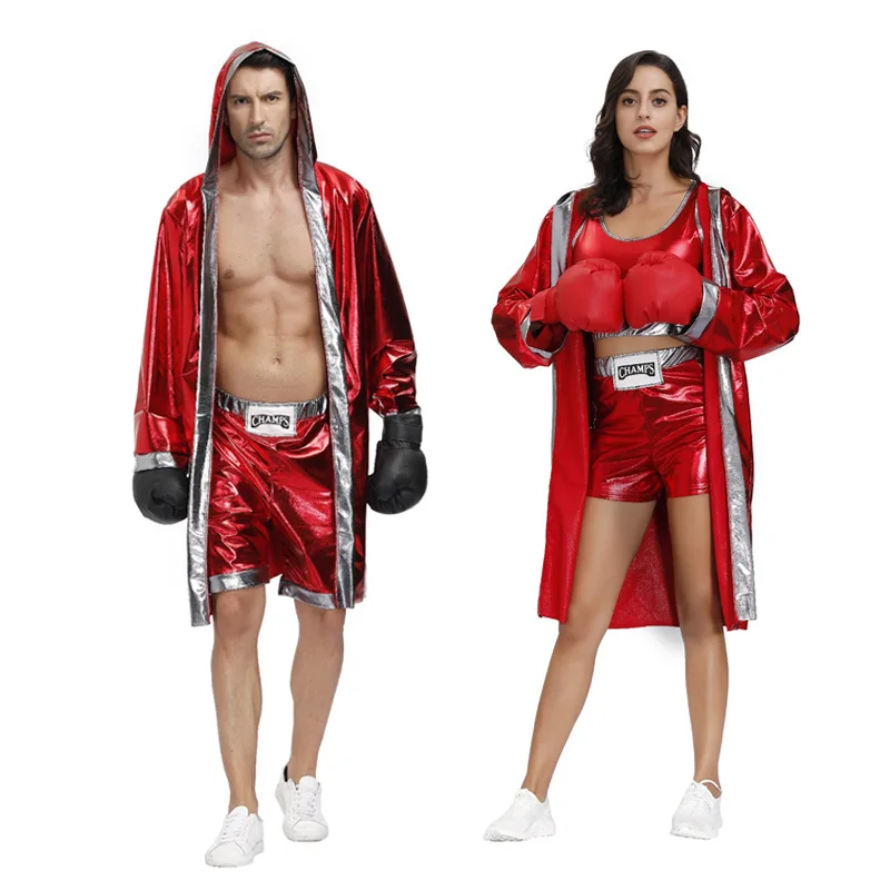 Big-Size Adult Boxer Costumes Halloween Nightclub Couples Stage Performance Costumes King Of Boxing
Big-Size Adult Boxer Costumes Halloween Nightclub Couples Stage Performance Costumes King Of Boxing