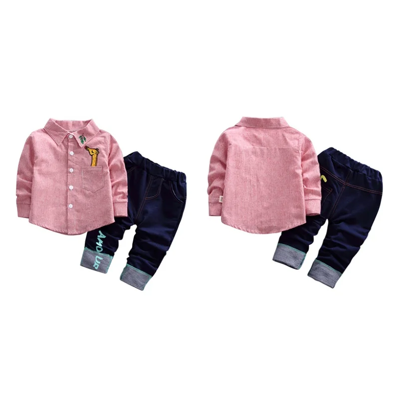 Autumn Baby Boy Gentlemen Long Sleeve Striped Soft Cotton Shirt Tops+Long Pants Trousers Toddler Outfits
Autumn Baby Boy Gentlemen Long Sleeve Striped Soft Cotton Shirt Tops+Long Pants Trousers Toddler Outfits