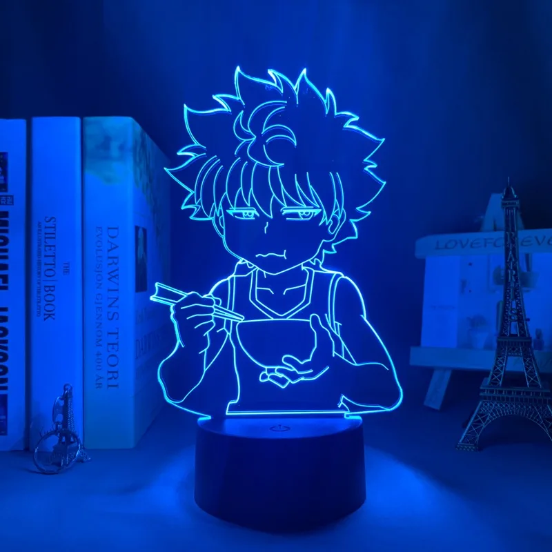 Hunter X Hunter Killua Led Light for Kids Bedroom Decor Hxh Led Night Light Anime Gift Acrylic Neon 3d Lamp Killua Cute
Hunter X Hunter Killua Led Light for Kids Bedroom Decor Hxh Led Night Light Anime Gift Acrylic Neon 3d Lamp Killua Cute