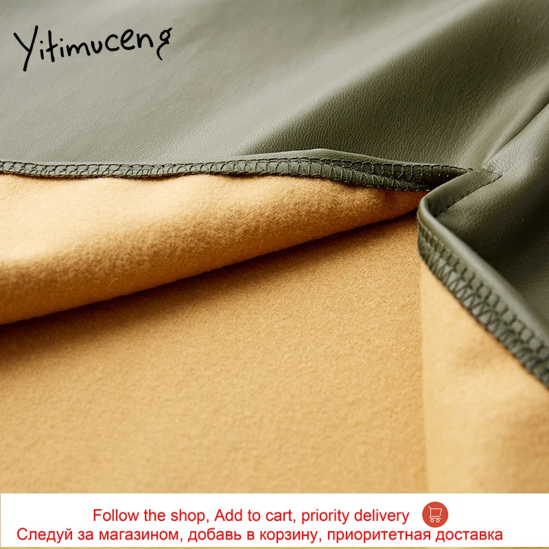 Yitimuceng Pu Leather Skirt Women Vintage Zipper High Waist A-Line Solid Clothing 2021 Spring Summer Korean Fashion New Skirts
Yitimuceng Pu Leather Skirt Women Vintage Zipper High Waist A-Line Solid Clothing 2021 Spring Summer Korean Fashion New Skirts