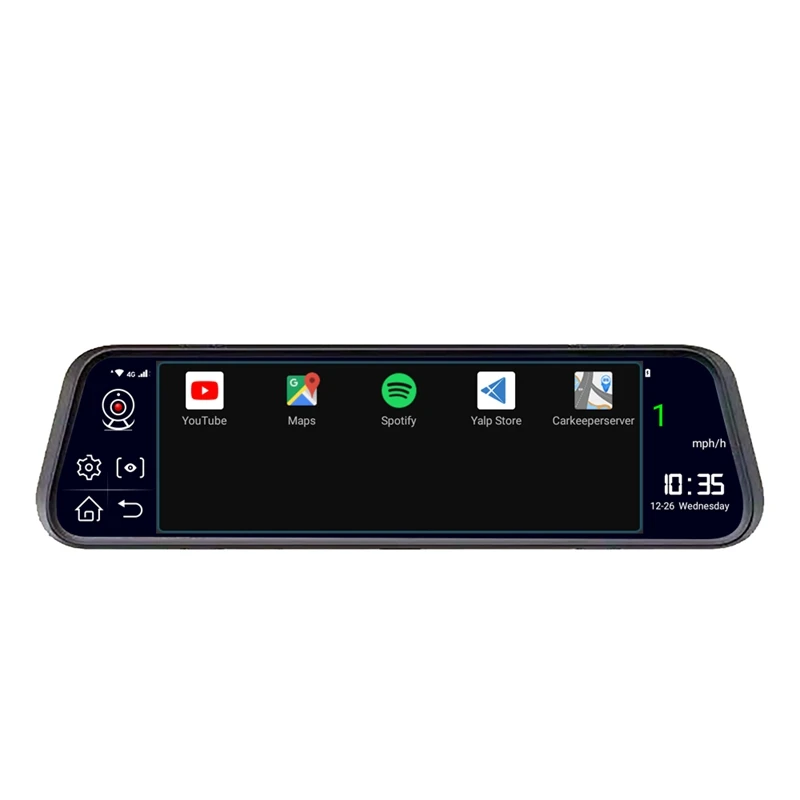10 Inch Rearview Mirror Driving Recorder HD Cloud Mirror Voice Controlled Android Navigator Bluetooth
10 Inch Rearview Mirror Driving Recorder HD Cloud Mirror Voice Controlled Android Navigator Bluetooth