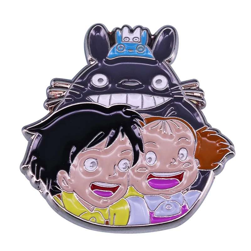 My Neighbor Totoro anime action figure prefect quality metal sisters brooch Toys for children home decoration
My Neighbor Totoro anime action figure prefect quality metal sisters brooch Toys for children home decoration