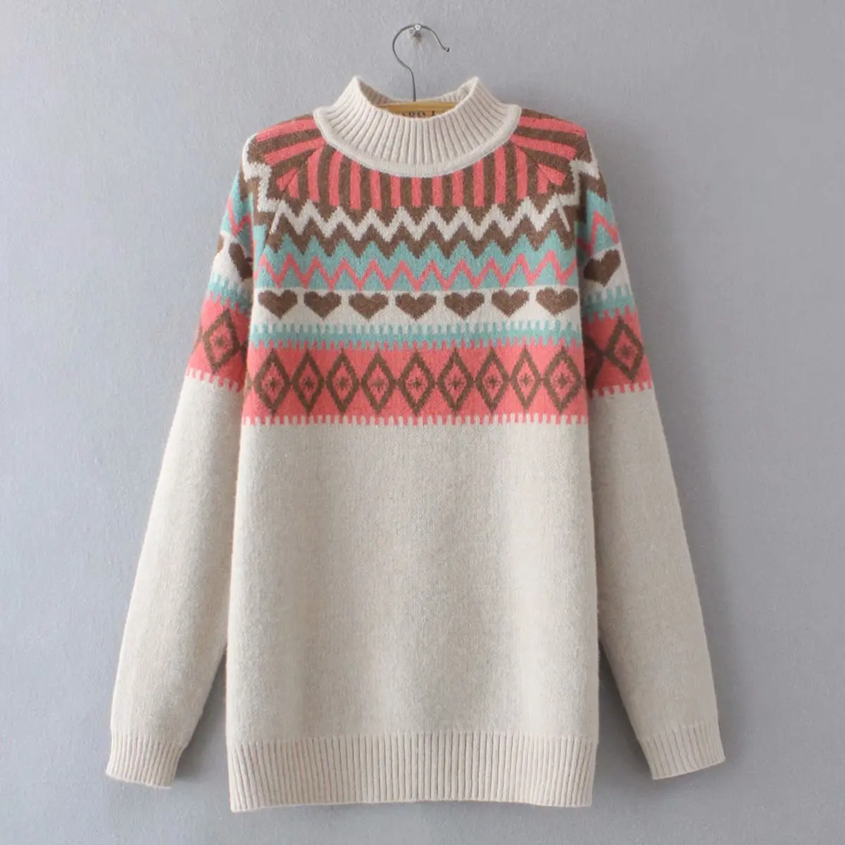 Women's oversize sweater winter 2021 plus size women clothing Half high collar patchwork Top female black red Women jumper 4XL
Women's oversize sweater winter 2021 plus size women clothing Half high collar patchwork Top female black red Women jumper 4XL
