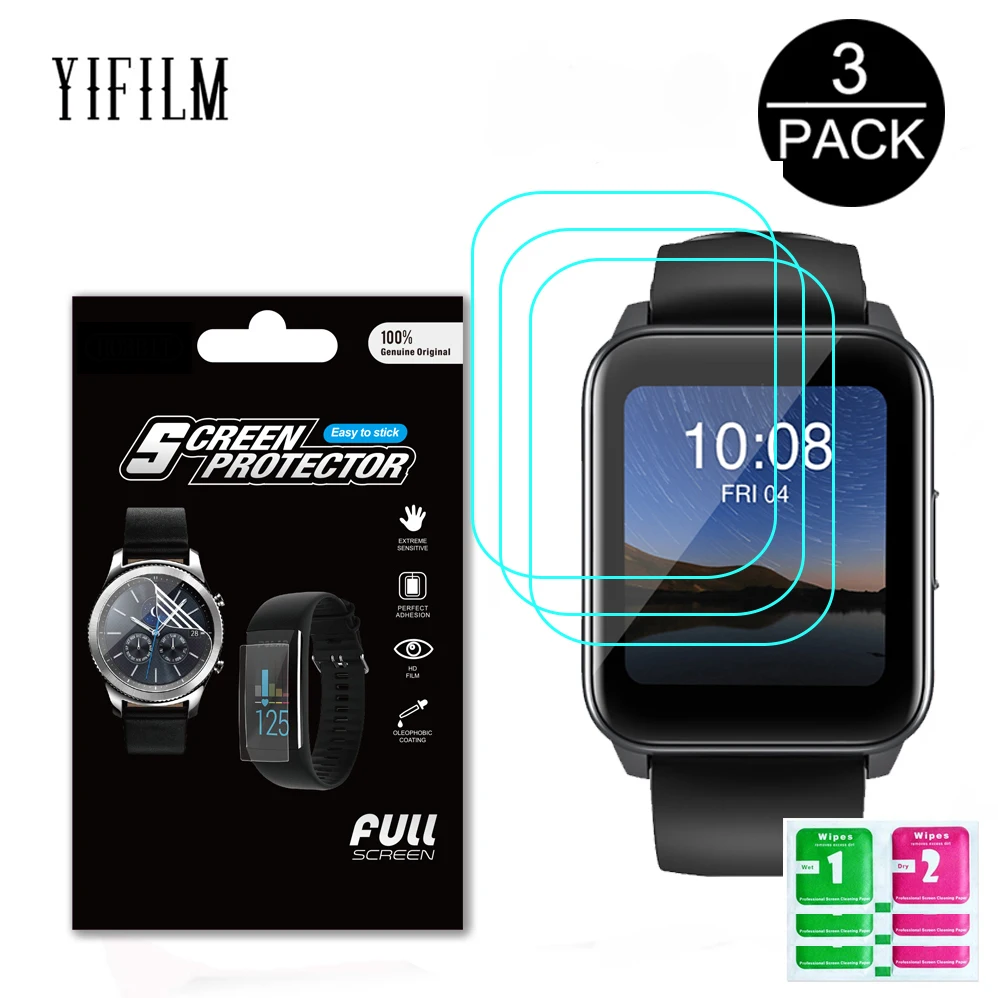 3Pcs Anti-Scratch Protective Film For Realme DIZO Watch SmartWatch Screen Protector HD Clear Soft TPU Water-proof Film Not Glass
3Pcs Anti-Scratch Protective Film For Realme DIZO Watch SmartWatch Screen Protector HD Clear Soft TPU Water-proof Film Not Glass