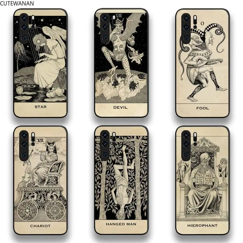 Fool Tarot Card Meanings Phone Case For Huawei P20 P30 P40 lite E Pro Mate 40 30 20 Pro P Smart 2020
Fool Tarot Card Meanings Phone Case For Huawei P20 P30 P40 lite E Pro Mate 40 30 20 Pro P Smart 2020