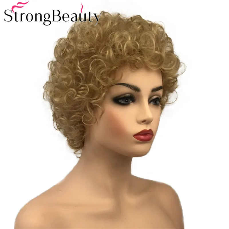 StrongBeauty короткий кудрявый парик синтетические женские парики Золотой/каштановый коричневый термостойкий парик
StrongBeauty короткий кудрявый парик синтетические женские парики Золотой/каштановый коричневый термостойкий парик