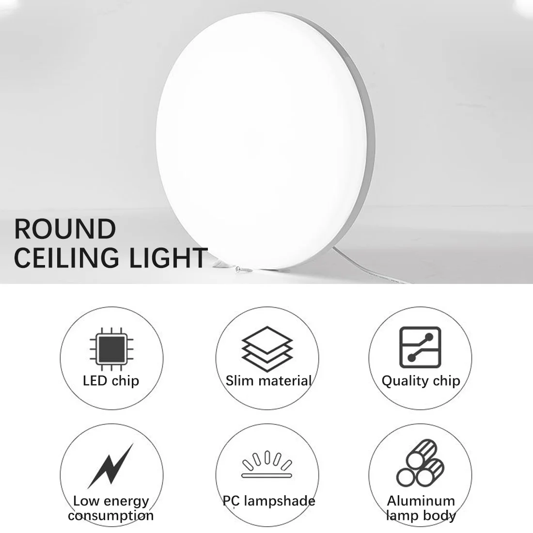 LED ceiling lamp 110V-220V ultra-thin modern style panel light bedroom kitchen 18W-48W energy-saving lamp embedded panel light
LED ceiling lamp 110V-220V ultra-thin modern style panel light bedroom kitchen 18W-48W energy-saving lamp embedded panel light