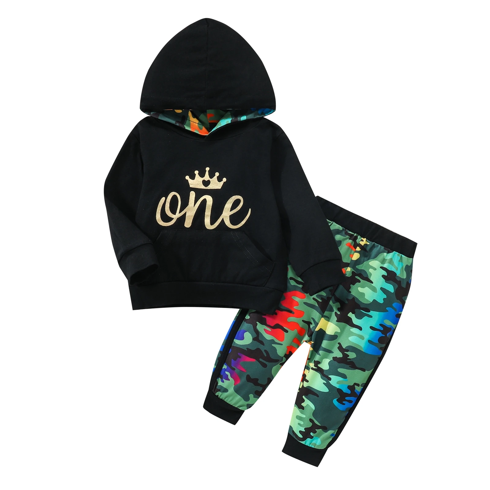Lioraitiin 0-24M Infant Baby Boy 2Pcs Little Outfit Autumn Letter Printing Long Sleeve Hooded Tops Camouflage Long Pants Set
Lioraitiin 0-24M Infant Baby Boy 2Pcs Little Outfit Autumn Letter Printing Long Sleeve Hooded Tops Camouflage Long Pants Set