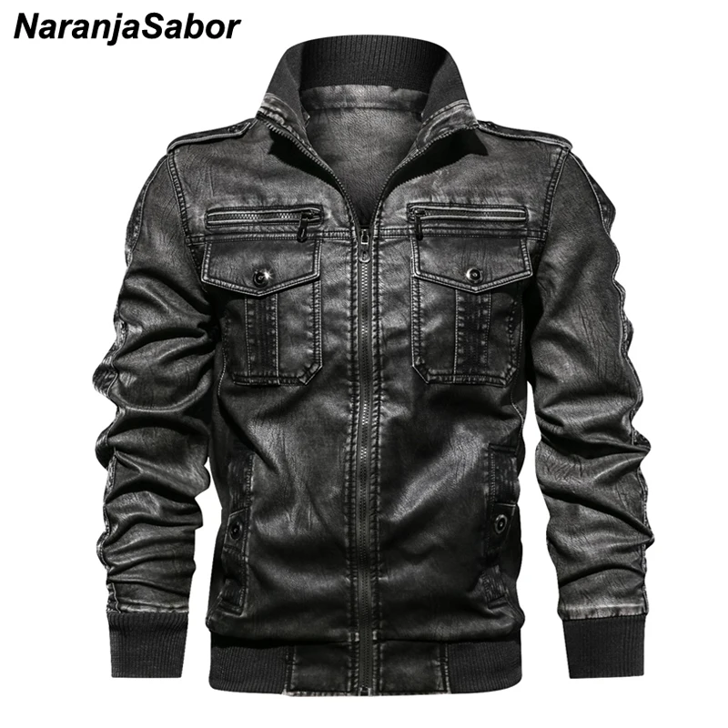 NaranjaSabor Leather Jacket Men 2020 Winter Turndown Collar PU Motorcycle Coat Men Leather Coat Male Brand Clothing EU Size N594
NaranjaSabor Leather Jacket Men 2020 Winter Turndown Collar PU Motorcycle Coat Men Leather Coat Male Brand Clothing EU Size N594