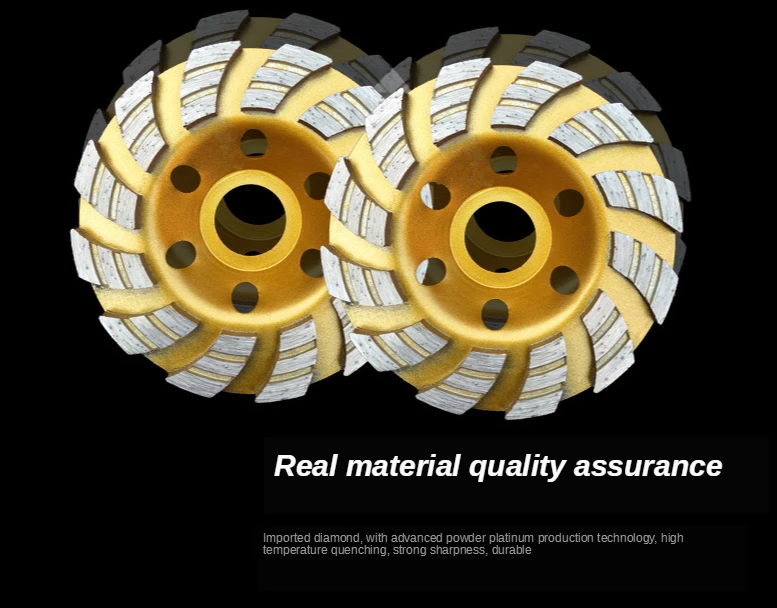 125*22.2mm Diamond Segment Bowl Grinding Wheel Cup Cutting Disc for Concrete Marble Granite Ginding Wheel Machine Rotary Tool
125*22.2mm Diamond Segment Bowl Grinding Wheel Cup Cutting Disc for Concrete Marble Granite Ginding Wheel Machine Rotary Tool