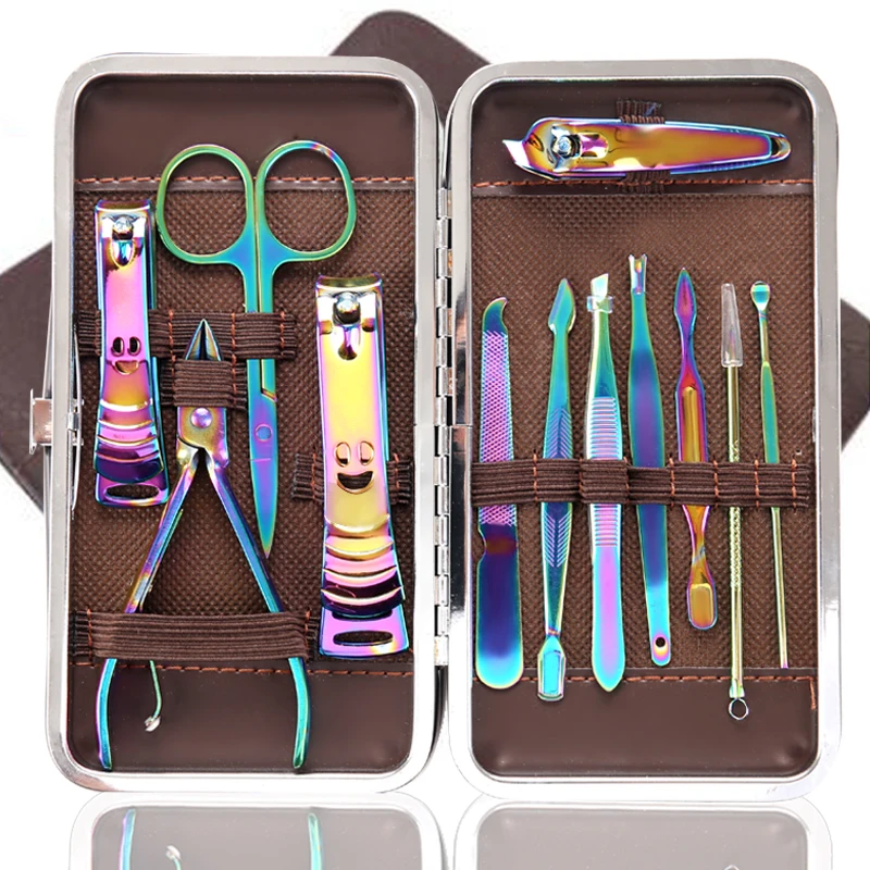 12Pcs/Set Good quality Professional Symphony Stainless Steel Nail Clippers Scissors Suit Set Kits Manicure Set
12Pcs/Set Good quality Professional Symphony Stainless Steel Nail Clippers Scissors Suit Set Kits Manicure Set