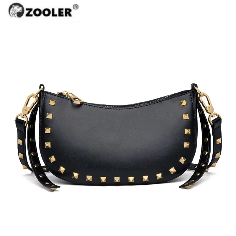 ZOOLER Women Rivet Cow Leather Bags Skin Luxury Diamond Shoulder Bags Genuine Leather Purse Girls Cow Evening Party ladies#ZF232
ZOOLER Women Rivet Cow Leather Bags Skin Luxury Diamond Shoulder Bags Genuine Leather Purse Girls Cow Evening Party ladies#ZF232