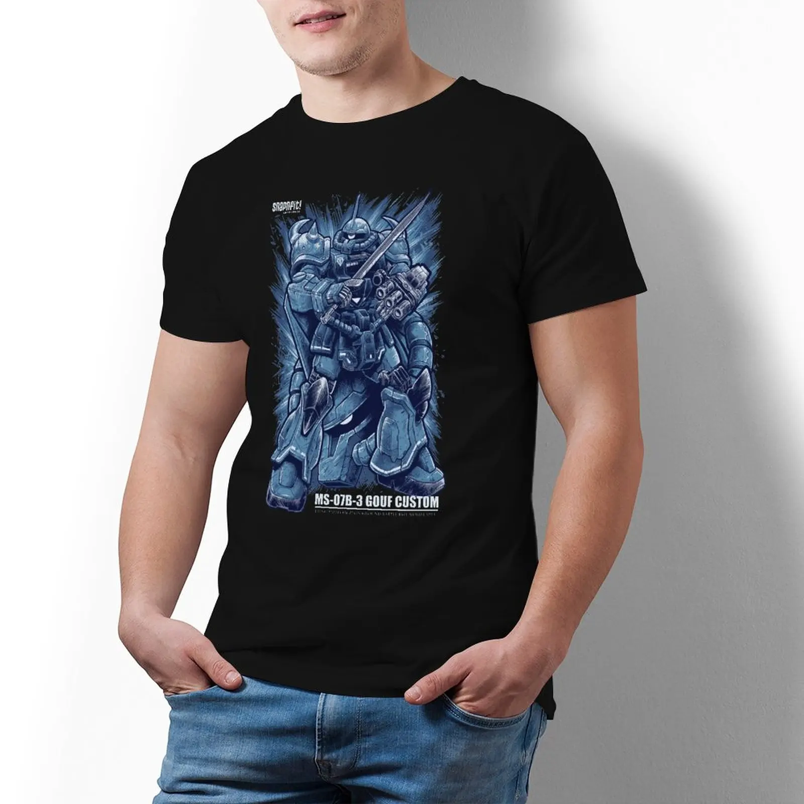 Bandai Gundam MS-07B-3 Gouf Custom T Shirt Anime Oversize Funny T-Shirt Printed 100 Cotton Tee Shirt Male
Bandai Gundam MS-07B-3 Gouf Custom T Shirt Anime Oversize Funny T-Shirt Printed 100 Cotton Tee Shirt Male