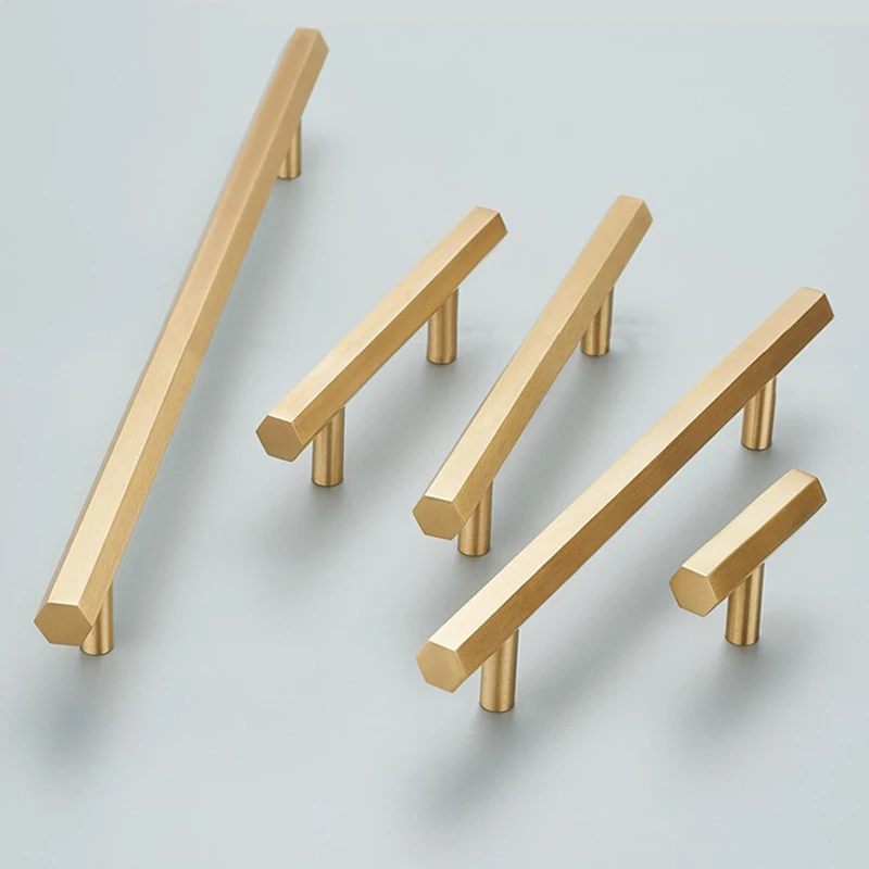 Brass cabinet handle Wardrobe hexagon bar handles Golden doorknob of furniture Drawers knobs Kitchen bathroom hardware pulls
Brass cabinet handle Wardrobe hexagon bar handles Golden doorknob of furniture Drawers knobs Kitchen bathroom hardware pulls