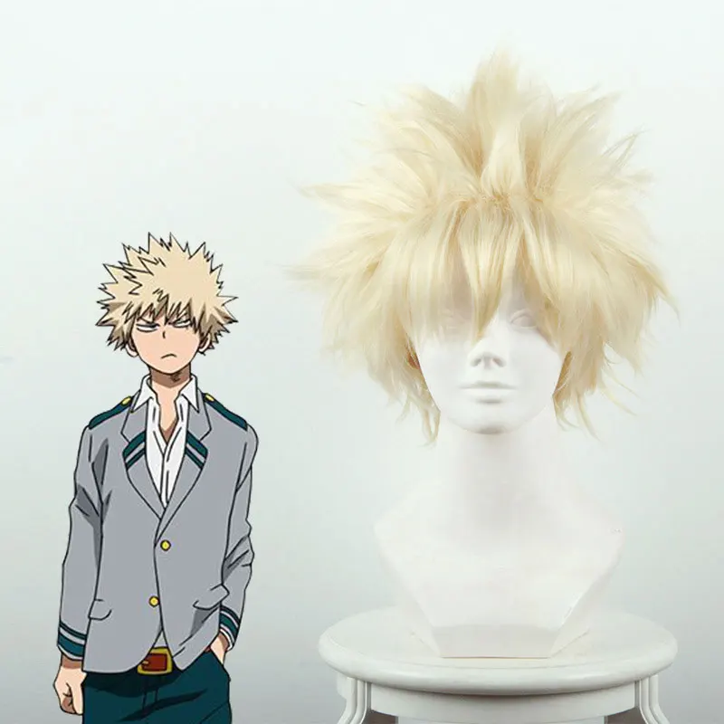 Anime My Hero Gym No Hero Bakugou Katsuki Bakugo Linen Blonde Heat Resistant Cosplay Short Wig
Anime My Hero Gym No Hero Bakugou Katsuki Bakugo Linen Blonde Heat Resistant Cosplay Short Wig