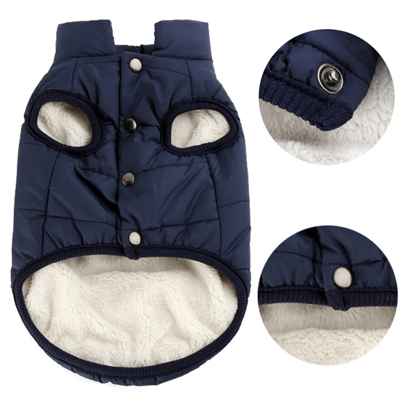 Pet Winter Thicken Warm Coat Dog Clothes Pet Windproof Sleeveless Vest Outfits Clothing For Chihuahua Dog Costume hot
Pet Winter Thicken Warm Coat Dog Clothes Pet Windproof Sleeveless Vest Outfits Clothing For Chihuahua Dog Costume hot
