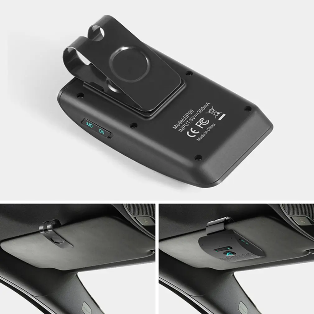 Bluetooth Handsfree Car Kit 4.2 Sun Visor clip Wireless Audio Receiver Speakerphone Loud Speaker Music Player Dual Microphone
Bluetooth Handsfree Car Kit 4.2 Sun Visor clip Wireless Audio Receiver Speakerphone Loud Speaker Music Player Dual Microphone