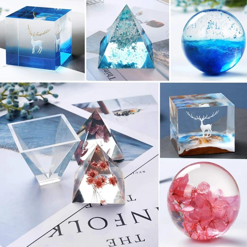 20Pcs Sphere Cube Pyramid Coaster Tube Pendant Resin Epoxy Silicone Molds Kit B36D
20Pcs Sphere Cube Pyramid Coaster Tube Pendant Resin Epoxy Silicone Molds Kit B36D