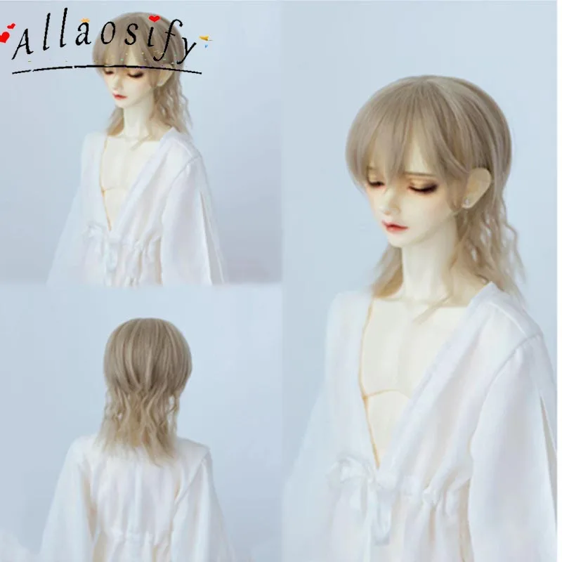 Парик для куклы Allaosify BJD SD, 1/3, 1/4, 1/6, 1/8, мужские повседневные короткие волосы, подходит для высокотемпературного шелка, искусственные волосы
Парик для куклы Allaosify BJD SD, 1/3, 1/4, 1/6, 1/8, мужские повседневные короткие волосы, подходит для высокотемпературного шелка, искусственные волосы