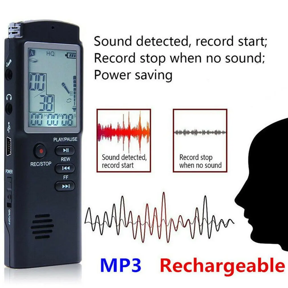8GB/16GB/32GB Voice Recorder USB Professional 96 Hours Dictaphone Digital Audio Voice Recorder with WAV,MP3 Player T60 1536 Kbps 
8GB/16GB/32GB Voice Recorder USB Professional 96 Hours Dictaphone Digital Audio Voice Recorder with WAV,MP3 Player T60 1536 Kbps