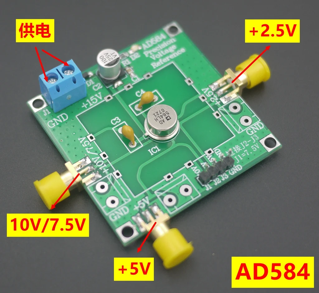 TL431 AD584 LM399 Voltage Reference 2.5V/5V/7.5V/10V High Precision Reference Source
TL431 AD584 LM399 Voltage Reference 2.5V/5V/7.5V/10V High Precision Reference Source
