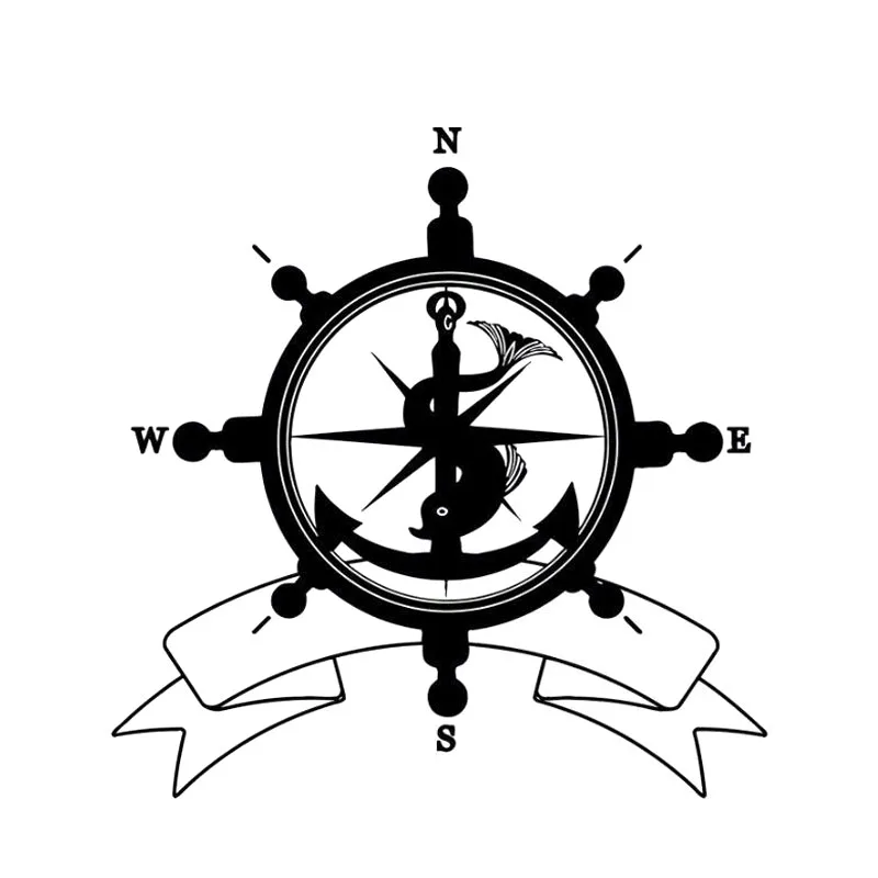 Car Sticker NSWE Fashion Sea Rudder Flag Logo Anchor Compass Travel Pirate Navigation Car Sticker 17.5cm*18cm
Car Sticker NSWE Fashion Sea Rudder Flag Logo Anchor Compass Travel Pirate Navigation Car Sticker 17.5cm*18cm