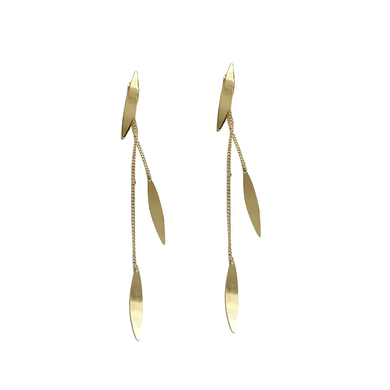 Metal Leaves Long Tassel Earrings South Korea Retro Fashion Bohemia Contracted Temperament Stud Earrings Girl Women Jewelry Gift
Metal Leaves Long Tassel Earrings South Korea Retro Fashion Bohemia Contracted Temperament Stud Earrings Girl Women Jewelry Gift