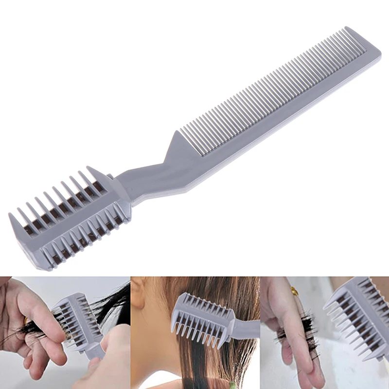 1PC Pro Hair Razor Comb Long Handle Hair Razor Cutting Thinning Comb Home DIY Thinning Trimmer Inside Blades
1PC Pro Hair Razor Comb Long Handle Hair Razor Cutting Thinning Comb Home DIY Thinning Trimmer Inside Blades