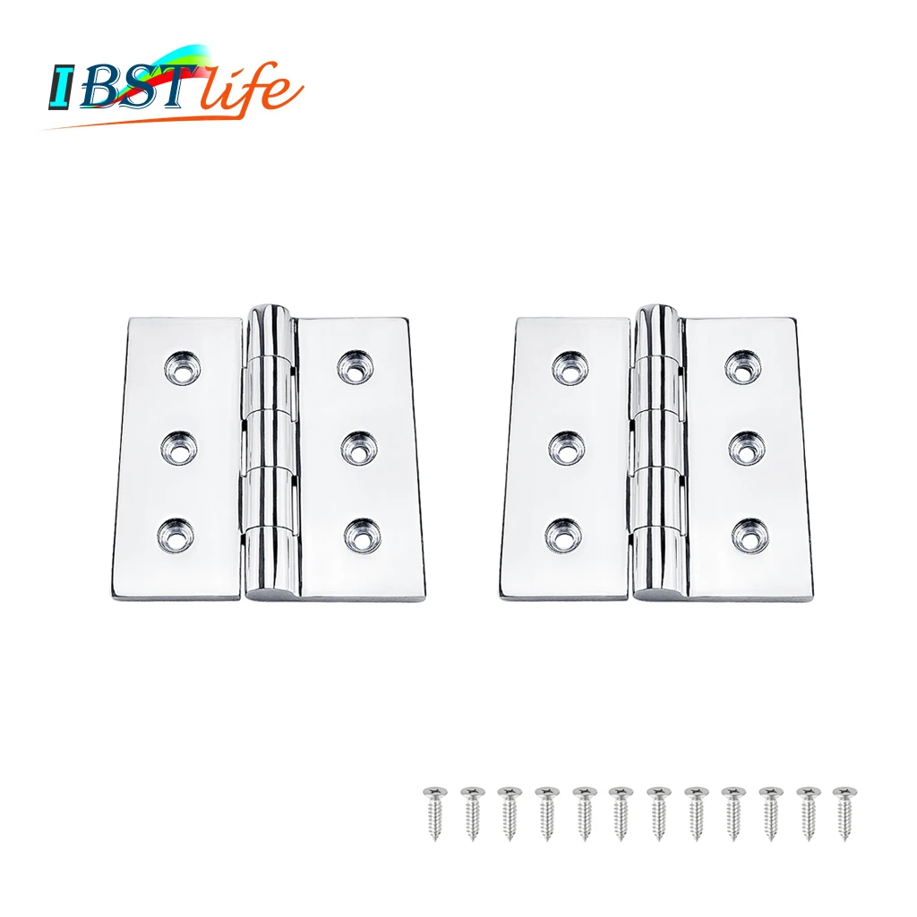 2X Stainless Steel 316 100*100mm Boat Caravan RV Deck Hinge Cupboard Cabinet Drawer Door Strap Butt Hinge Furniture Hardware
2X Stainless Steel 316 100*100mm Boat Caravan RV Deck Hinge Cupboard Cabinet Drawer Door Strap Butt Hinge Furniture Hardware