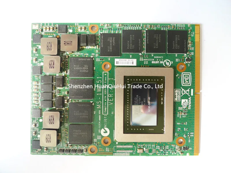 Оригинальный GTX675M GTX 675M 2 Гб N13E GS1 A1 MXM VGA Видео Графическая карта для M17X M18X M15X R1 R2