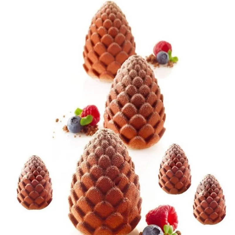 6 Pine Cone Cake Mold Baking Diy French Dessert Sandwich Cake Decoration Food Grade Silicone Mold
6 Pine Cone Cake Mold Baking Diy French Dessert Sandwich Cake Decoration Food Grade Silicone Mold