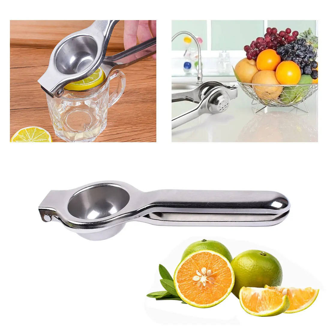 Stainless Steel Citrus Fruits Squeezer Orange Hand Manual Juicer Kitchen Tools Lemon Juicer Orange Queezer Juice Fruit Pressing
Stainless Steel Citrus Fruits Squeezer Orange Hand Manual Juicer Kitchen Tools Lemon Juicer Orange Queezer Juice Fruit Pressing