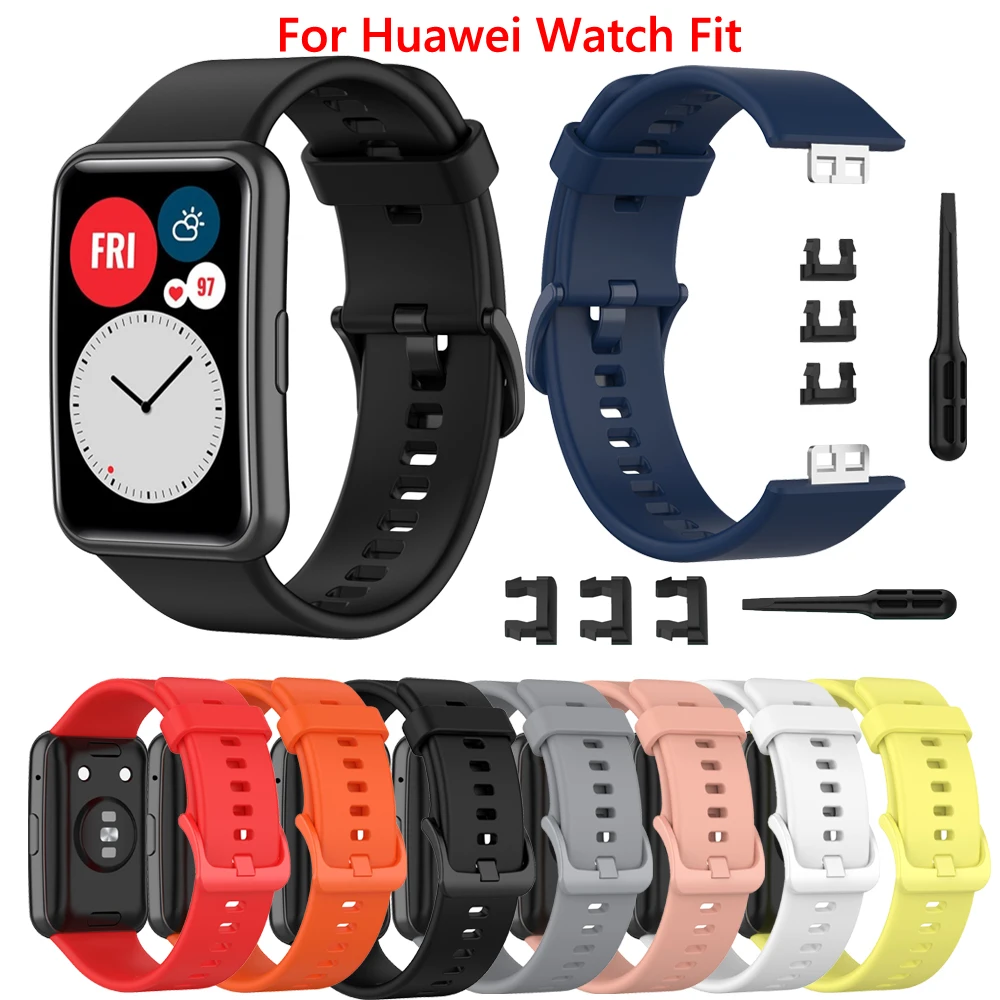 Hot WristStraps For Huawei Watch Fit Accessories Replacement Silicone Straps Watchband For Huawei Fit Bracelet With Tool Correa
Hot WristStraps For Huawei Watch Fit Accessories Replacement Silicone Straps Watchband For Huawei Fit Bracelet With Tool Correa