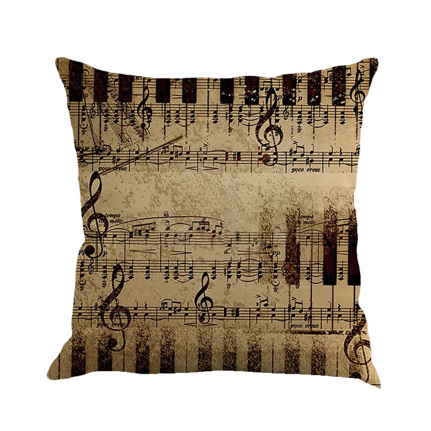 6 Patterns Musical Note Cotton Linen Sofa Cushion Cover Perfect Quality Home Decoration Gift Throw Pillow Cover 
6 Patterns Musical Note Cotton Linen Sofa Cushion Cover Perfect Quality Home Decoration Gift Throw Pillow Cover