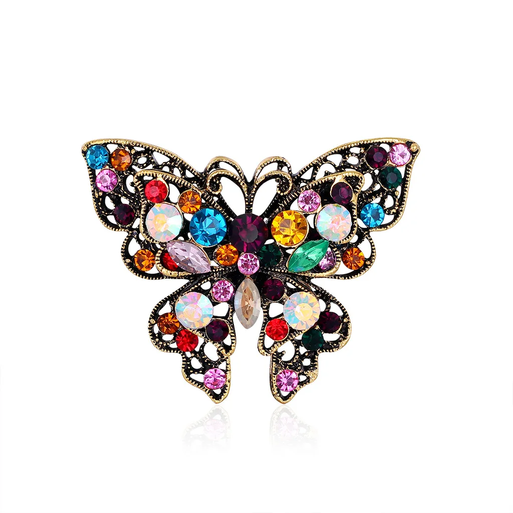 Korean Simple Rhinestone Butterfly Brooch Women's Luxury Coat Suit Brooches Pins Scarf Buckle Clothing Accessories Men Jewelry
Korean Simple Rhinestone Butterfly Brooch Women's Luxury Coat Suit Brooches Pins Scarf Buckle Clothing Accessories Men Jewelry