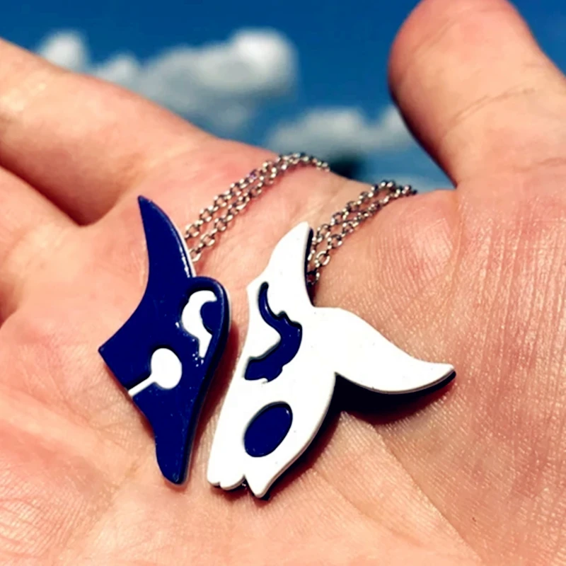 2Pcs Kindred Eternal Hunters Necklace XAYAH and RAKAN Couples Lover Necklaces Women Men Accessories Jewelry Lover Gift
2Pcs Kindred Eternal Hunters Necklace XAYAH and RAKAN Couples Lover Necklaces Women Men Accessories Jewelry Lover Gift