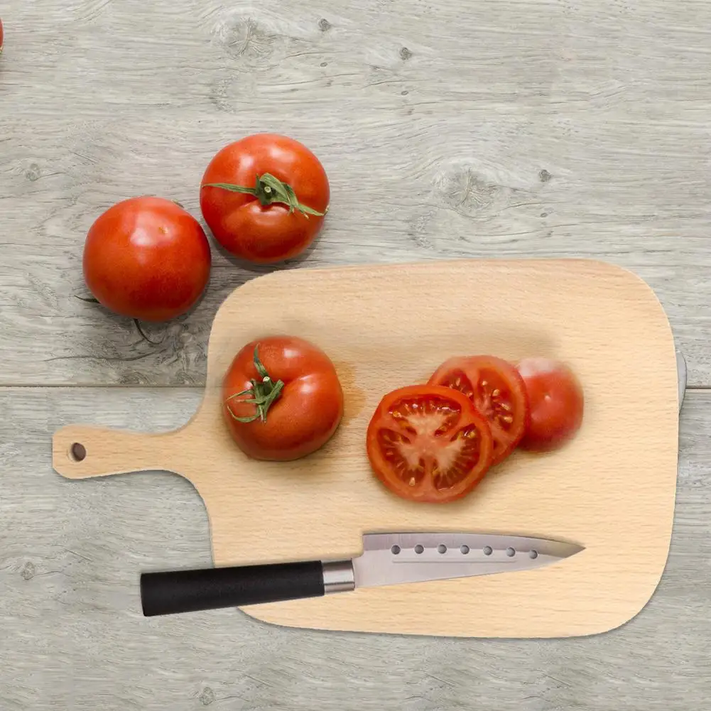 Natural Beech Wooden Cutting Board With 3.5 Inch Handle One-handed Carry Meat Fruits Vegetables Cutting For Home Kitchen
Natural Beech Wooden Cutting Board With 3.5 Inch Handle One-handed Carry Meat Fruits Vegetables Cutting For Home Kitchen