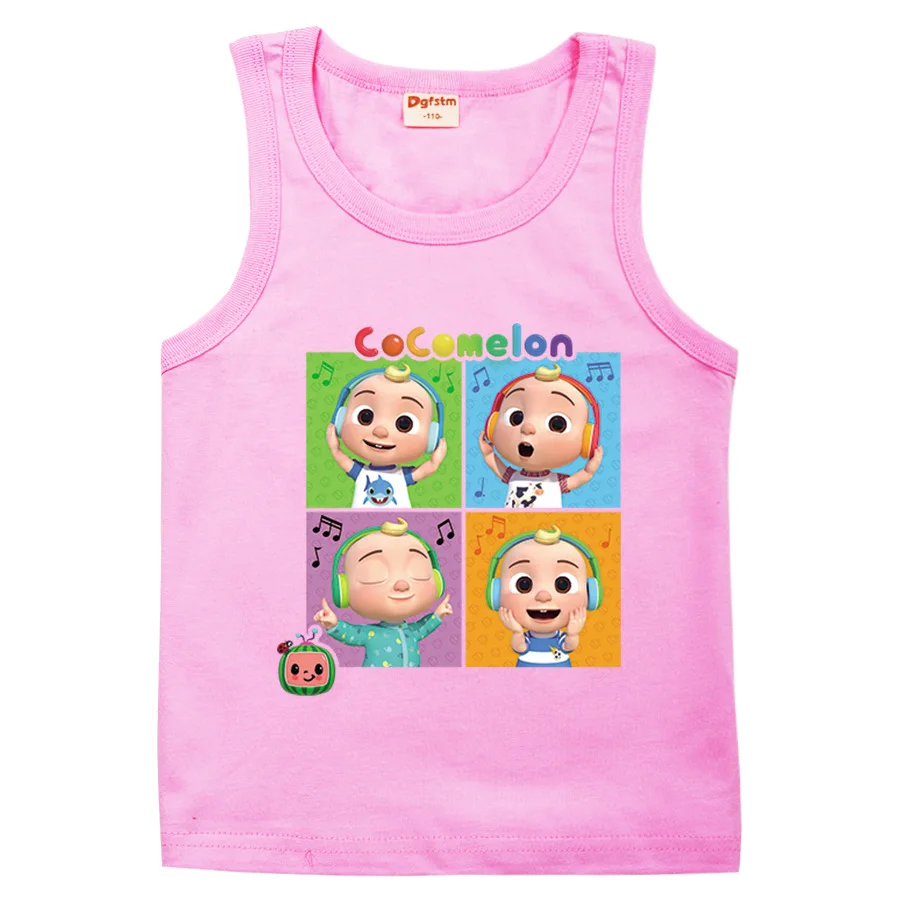 2-16Y Popular Cocomelon JJ Vest Children's Cartoon Summer Clothes Toddler Boy Sleeveless Kids Casual Tshirts Baby Girl Sprtswear
2-16Y Popular Cocomelon JJ Vest Children's Cartoon Summer Clothes Toddler Boy Sleeveless Kids Casual Tshirts Baby Girl Sprtswear