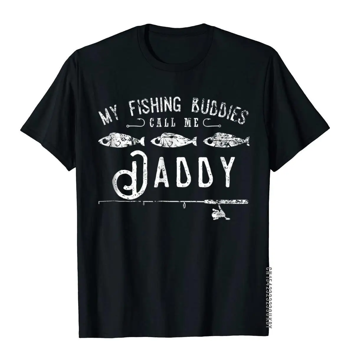 

My Fishin Buddies Call Me Daddy Shirt Cute Gift T-Shirt Fitness Funny Student Tops Shirts Cotton Streetwear