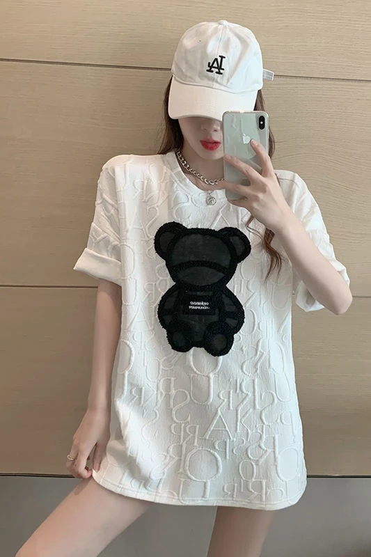 Houthion New Short-sleeved Women's T-shirt Korean Loose Top Cotton Comfortable Fashion T Shirt Letter Printing O-neck Tshirt
Houthion New Short-sleeved Women's T-shirt Korean Loose Top Cotton Comfortable Fashion T Shirt Letter Printing O-neck Tshirt