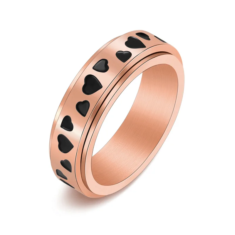 Megin D Stainless Steel Titanium Rotatable Spinning Love Heart Ins Popular Rings for Men Women Couple Lover Friend Gift Jewelry
Megin D Stainless Steel Titanium Rotatable Spinning Love Heart Ins Popular Rings for Men Women Couple Lover Friend Gift Jewelry