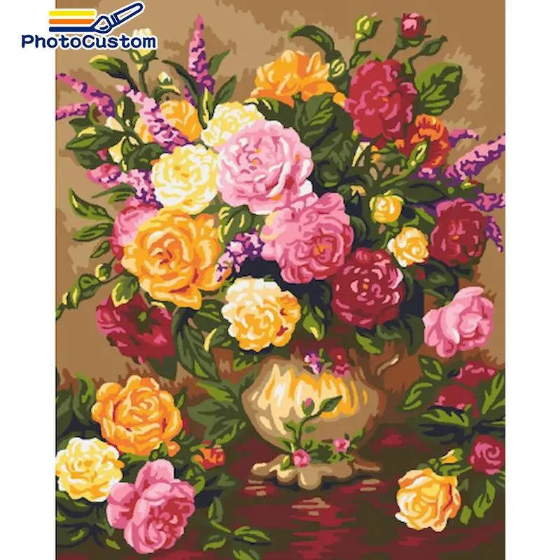 PhotoCustom Pictures By Number Beatiful Vase Gift DIY Oil Painting By Number Flowers Drawing On Canvas HandPainted Art Gift
PhotoCustom Pictures By Number Beatiful Vase Gift DIY Oil Painting By Number Flowers Drawing On Canvas HandPainted Art Gift