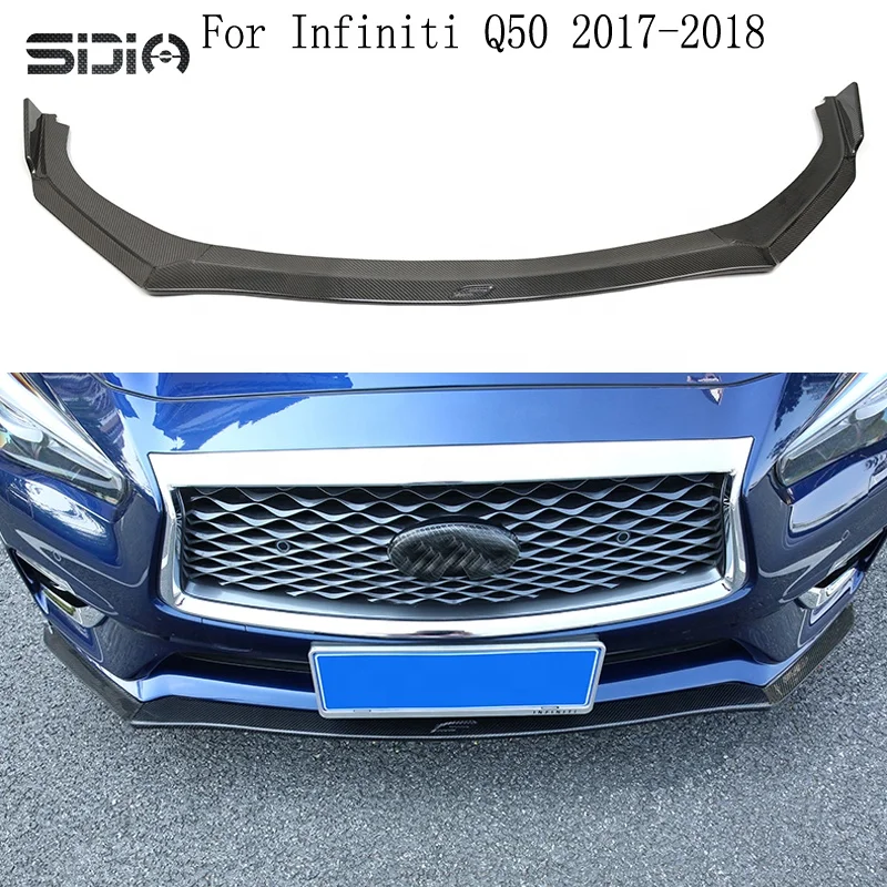 New Carbon Fiber Car Bumper For Infiniti Q50 Front Lip 2017-2018
New Carbon Fiber Car Bumper For Infiniti Q50 Front Lip 2017-2018