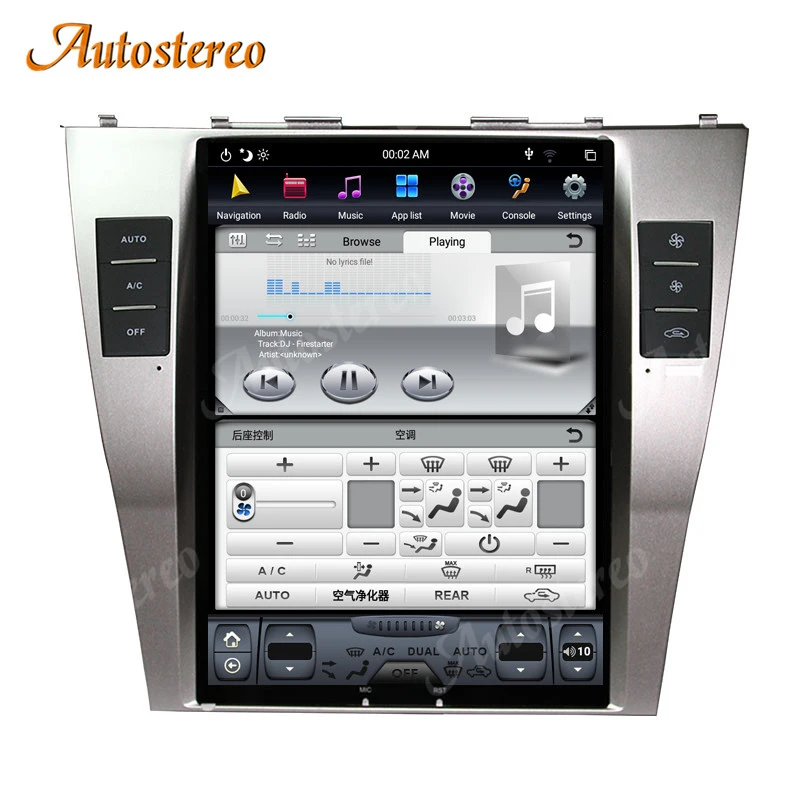 4+128GB Android 9.0 For Toyota Camry Aurion 2006-2011 Tesla Style Car GPS Navigation Carplay Stereo Head Unit Multimedia Player
4+128GB Android 9.0 For Toyota Camry Aurion 2006-2011 Tesla Style Car GPS Navigation Carplay Stereo Head Unit Multimedia Player