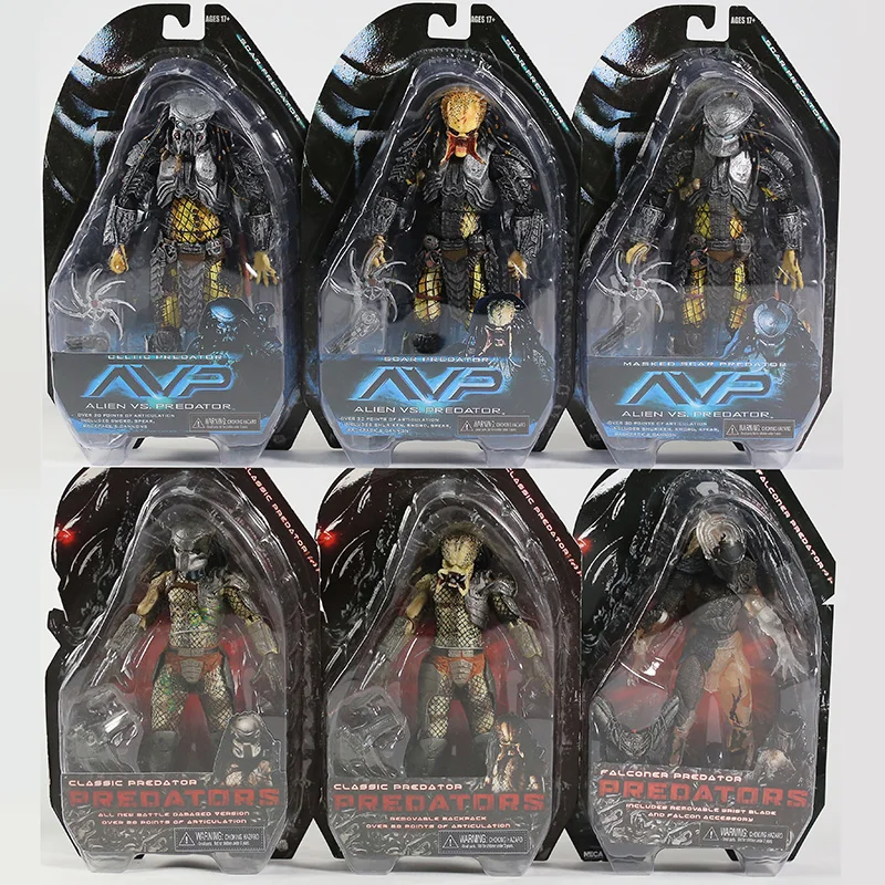 Фигурка NECA AVP Alien vs Predator Классическая экшн-фигурка кельтского шрама фальконера