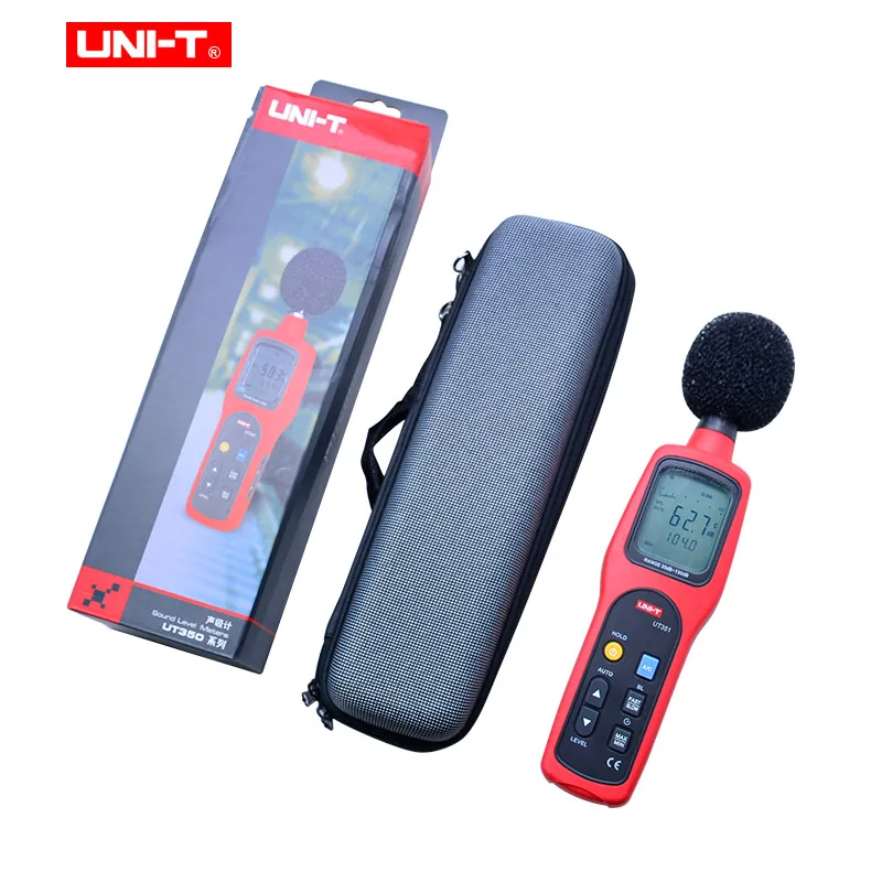 UNI-T UT351 Sound Level Meter Digital Noise Tester 30-130dB Decibel Monitoring has A&C frequency weighting/Sample Rate
UNI-T UT351 Sound Level Meter Digital Noise Tester 30-130dB Decibel Monitoring has A&C frequency weighting/Sample Rate