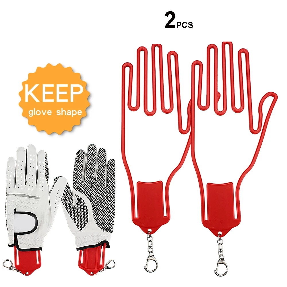 2 Pcs Gloves Anti-Deformation Support Golf Glove Holder with Key Chain Plastic Rack Dryer Hanger Stretcher Protective
2 Pcs Gloves Anti-Deformation Support Golf Glove Holder with Key Chain Plastic Rack Dryer Hanger Stretcher Protective